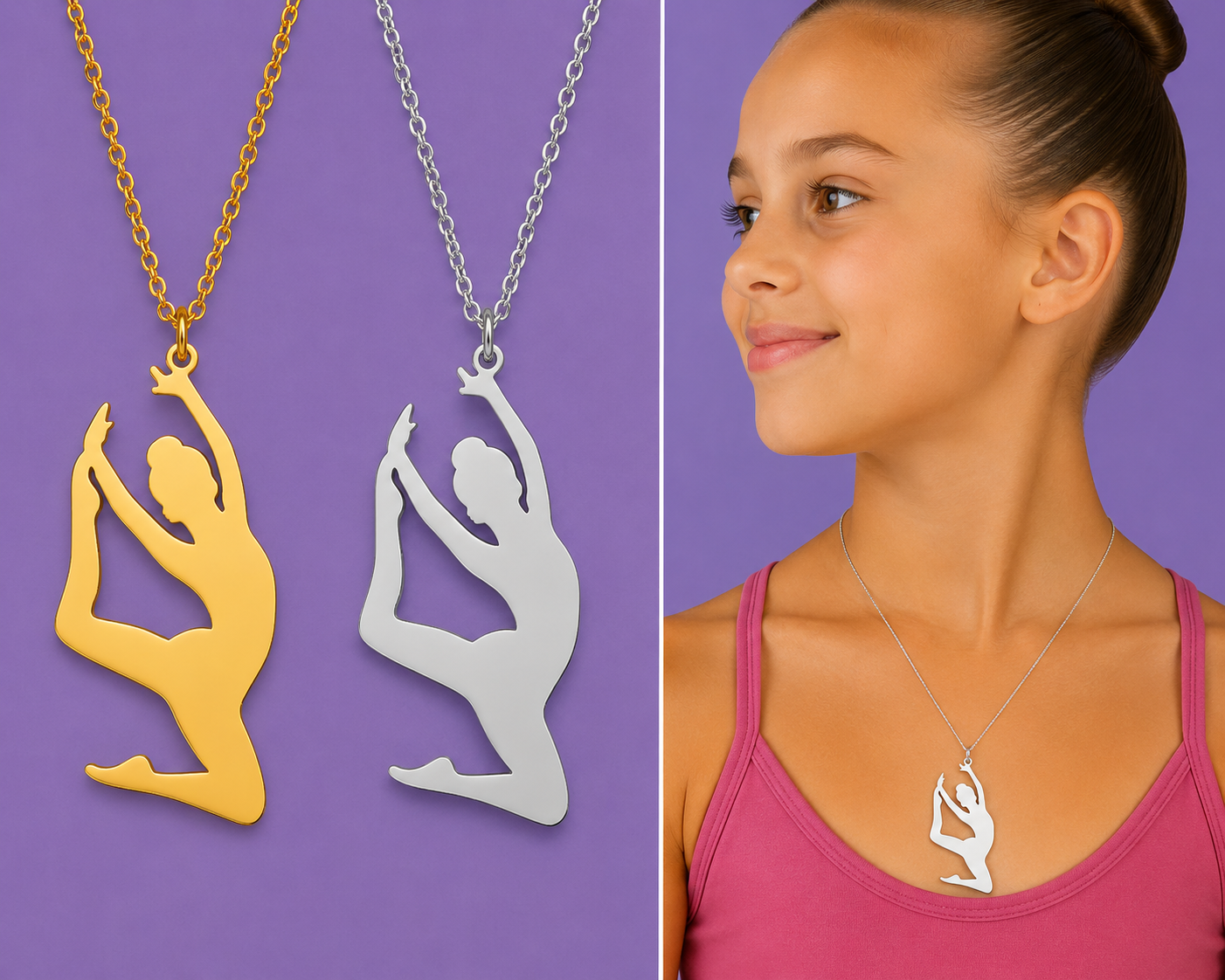 Collana in Acciaio – Silver e Oro Mod 10