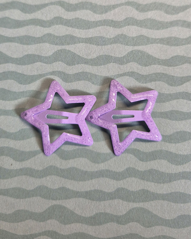 Mollette a Stella con Brillantini per Capelli