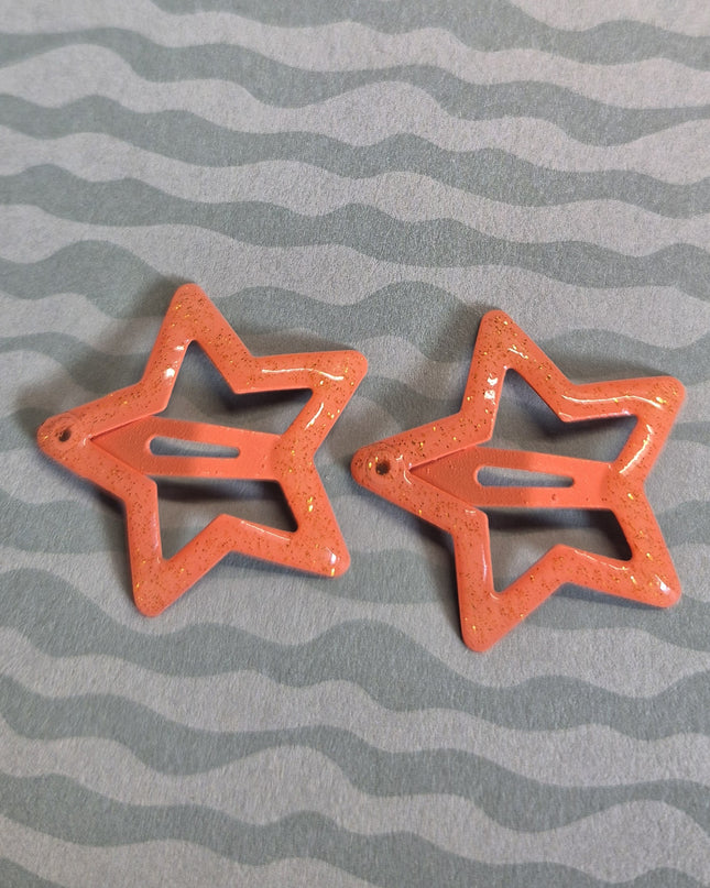 Mollette a Stella con Brillantini per Capelli