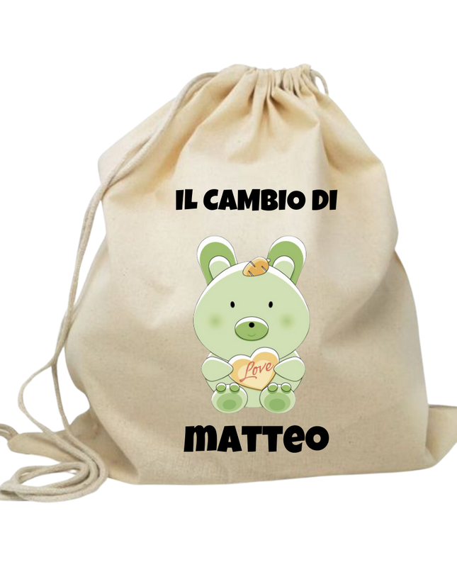 Sacchetta per il Cambio - PERSONALIZZABILE