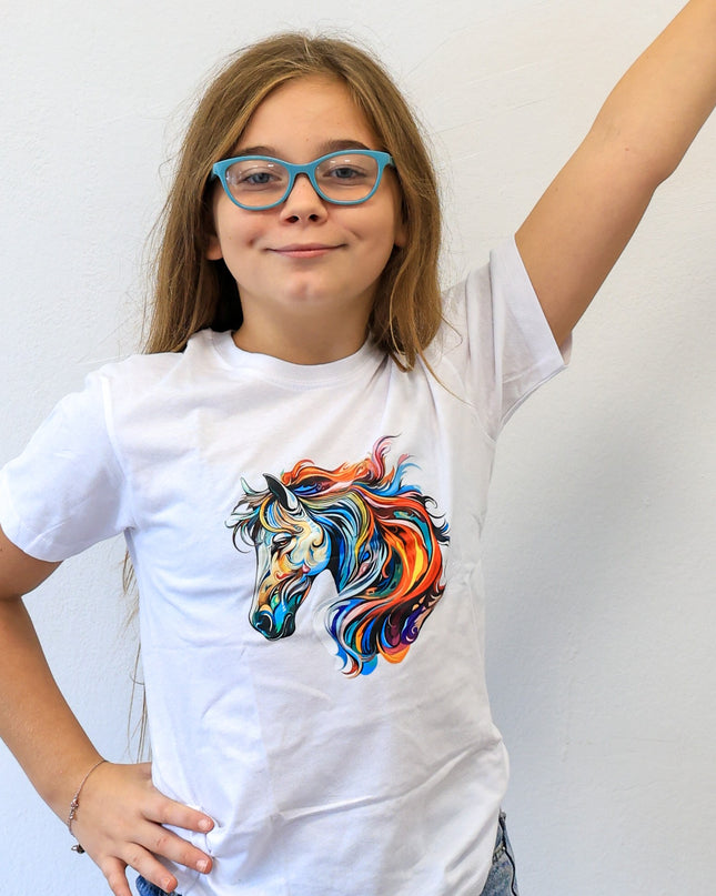 Maglietta maniche corte equitazione personalizzata