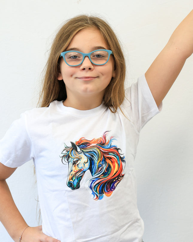 Maglietta maniche corte equitazione personalizzata