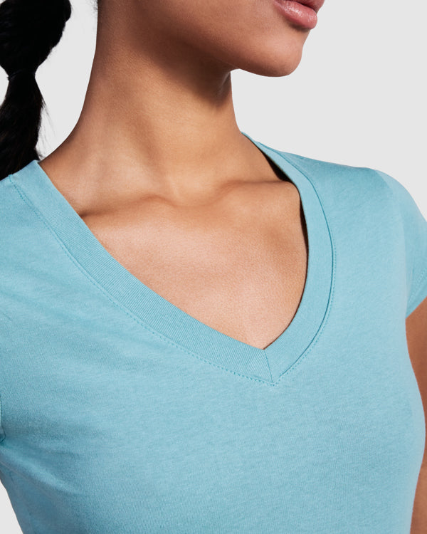 Maglia Scollo a V Donna