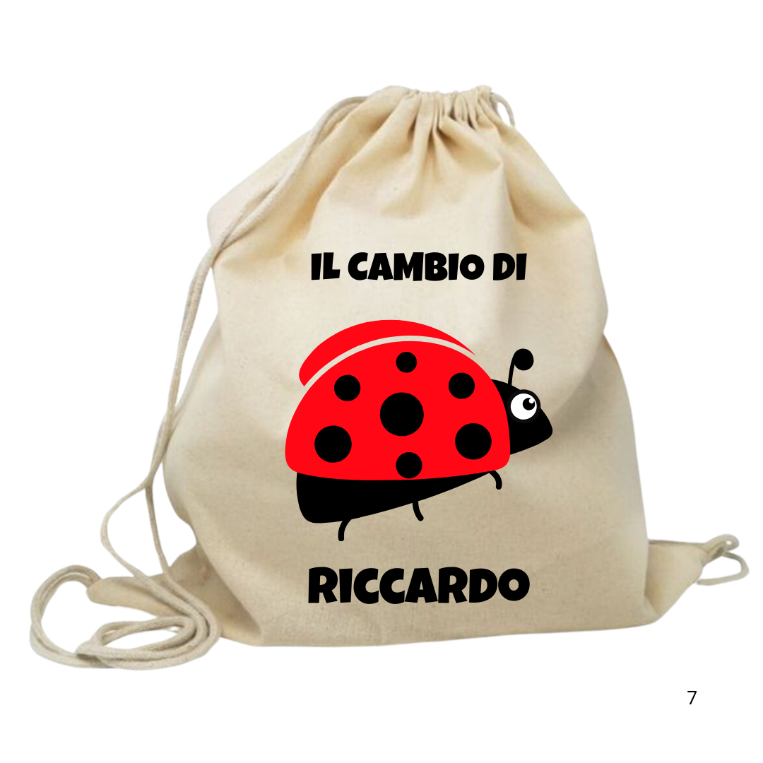 Sacchetta per il Cambio - PERSONALIZZABILE