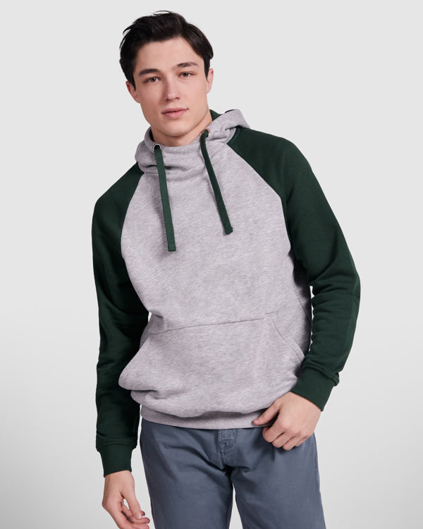 Felpa con Cappuccio Bicolore Roly β Unisex