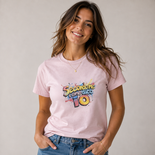 T-Shirt “Secondo me e come dico io” – Personalizzabile