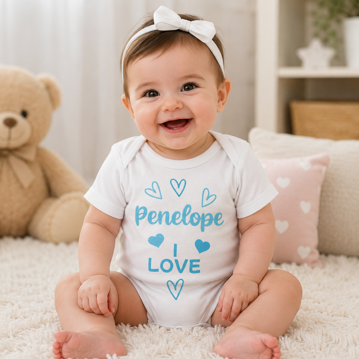Body Baby Personalizzato con Nome – I Love