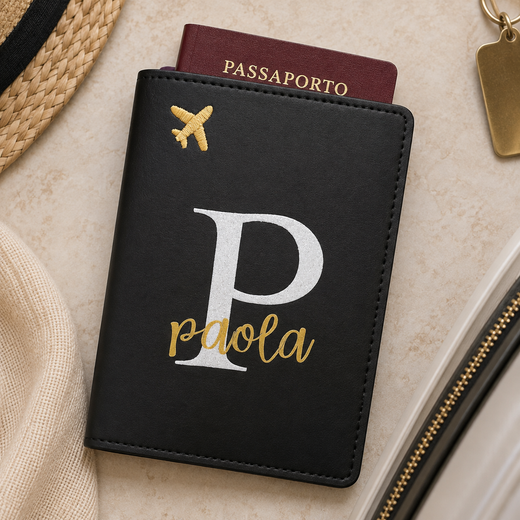 Portapassaporto Personalizzato con Nome
