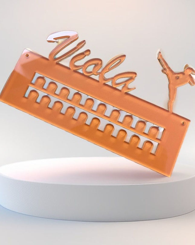 Porta Medaglie con nome karate