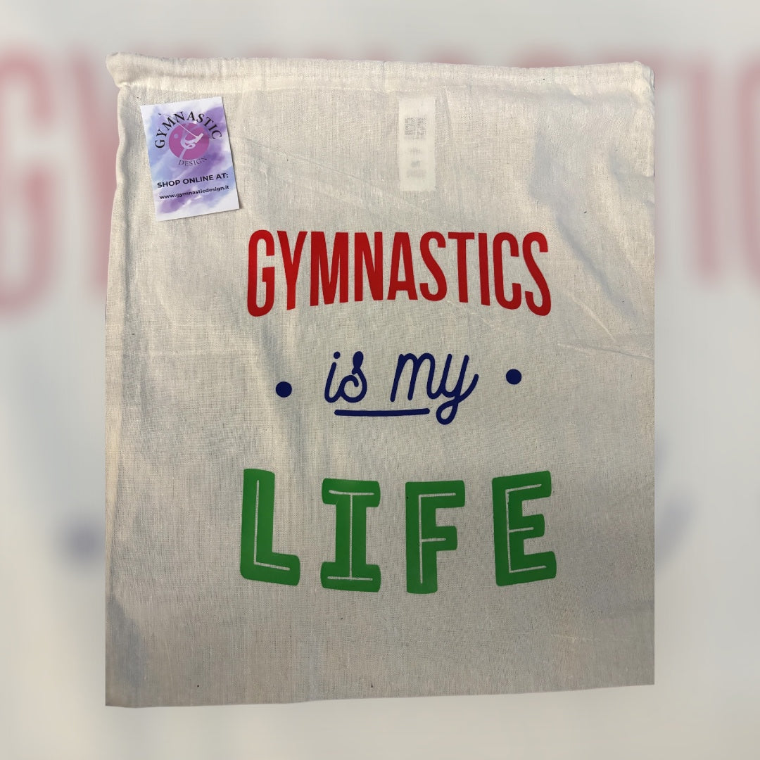 Sacchetta in cotone Gymnastics is my Life