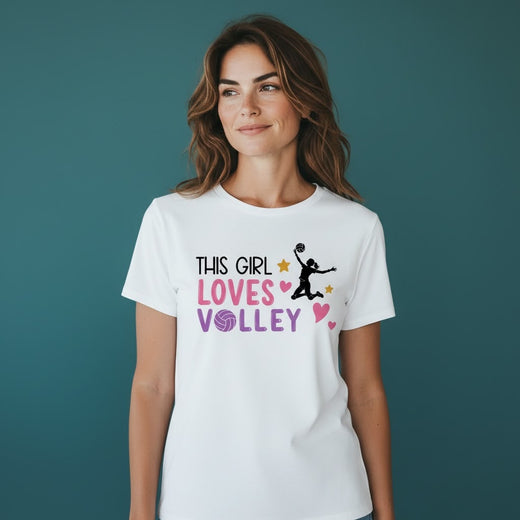 Maglietta This Girl Loves Volley
