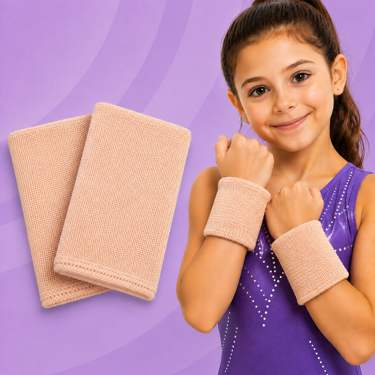 POLSINI PER GINNASTICA ARTISTICA COLOR CARNE