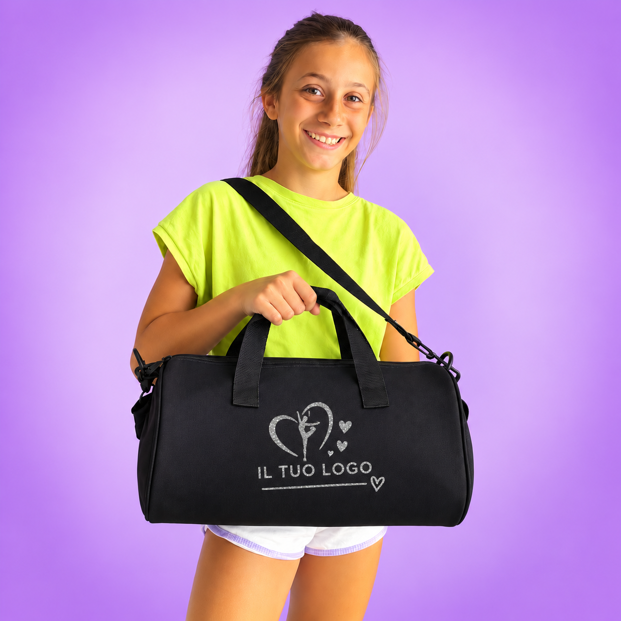 BORSA SPORT MODELLO CILINDRO PERSONALIZZABILE