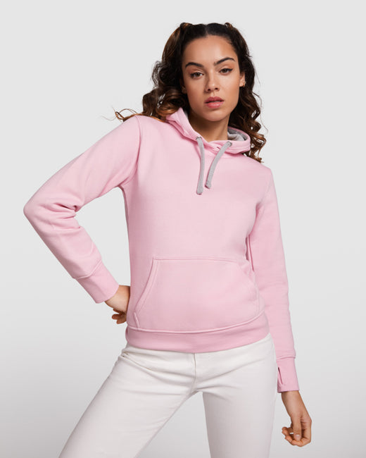 Felpa con Cappuccio Bicolore Donna