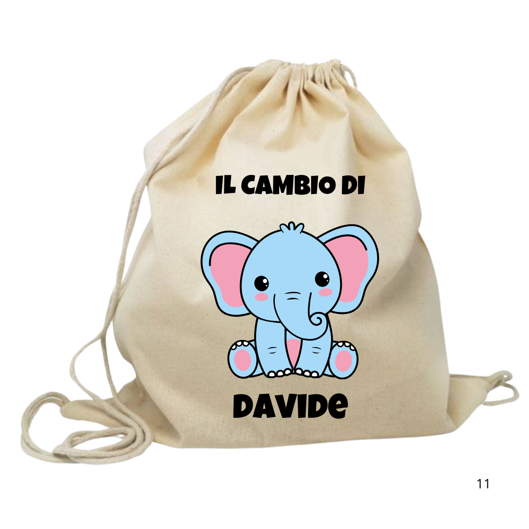 Sacchetta per il Cambio - PERSONALIZZABILE