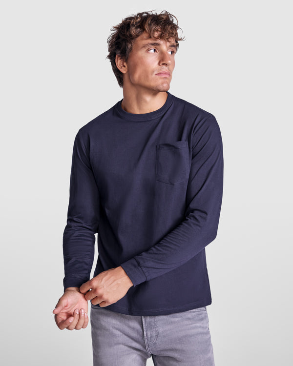 Maglia Manica Lunga con Taschino Uomo