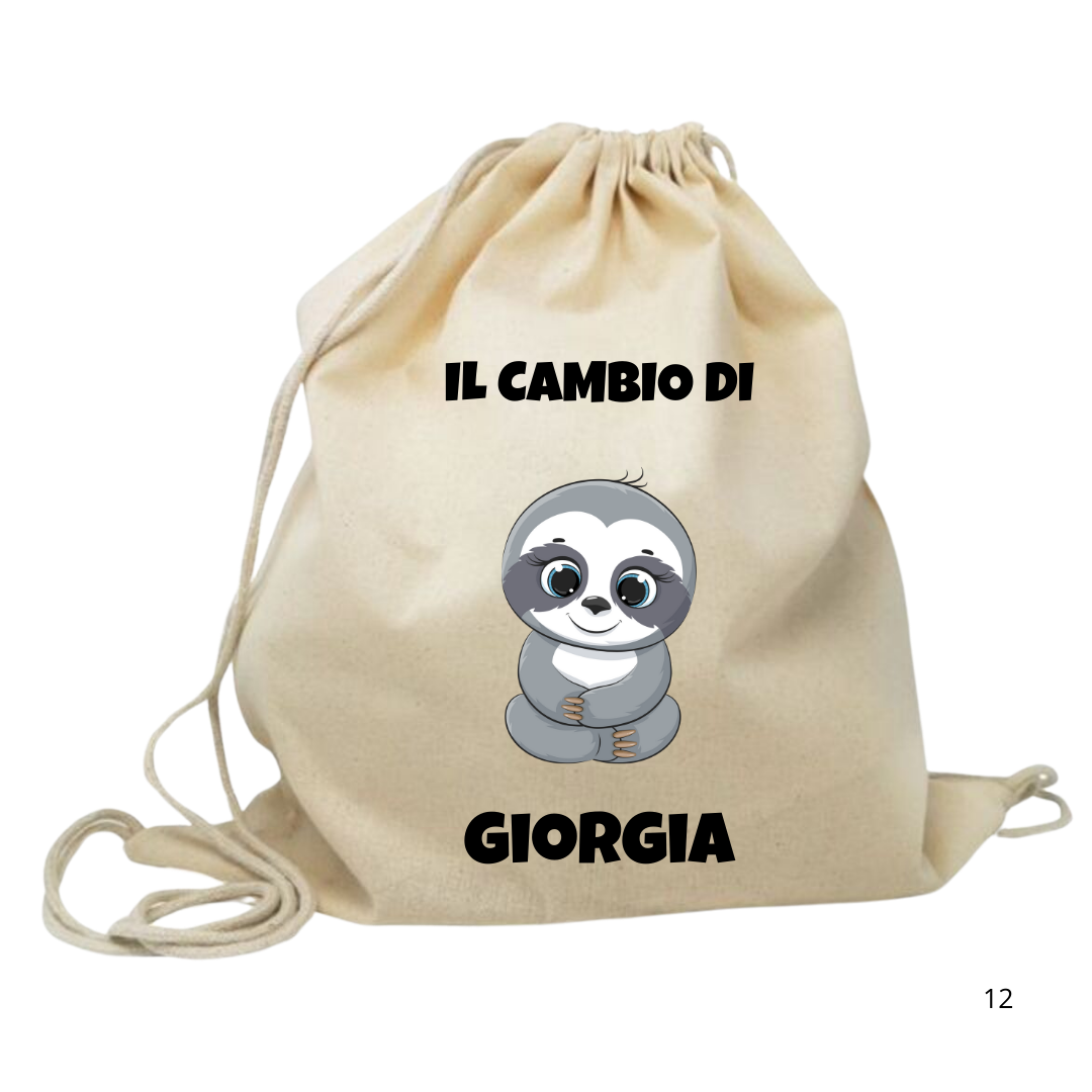 Sacchetta per il Cambio - PERSONALIZZABILE