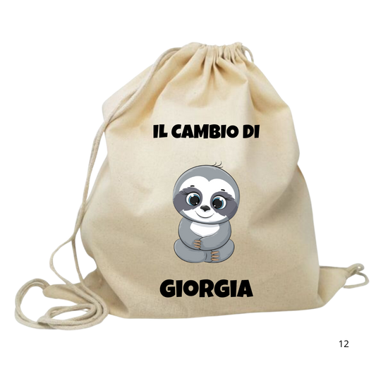 Sacchetta Personalizzata per il Cambio - Mod. Koala