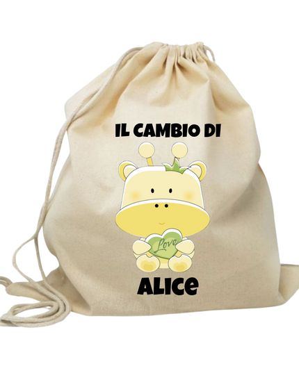 Sacchetta per il Cambio - PERSONALIZZABILE