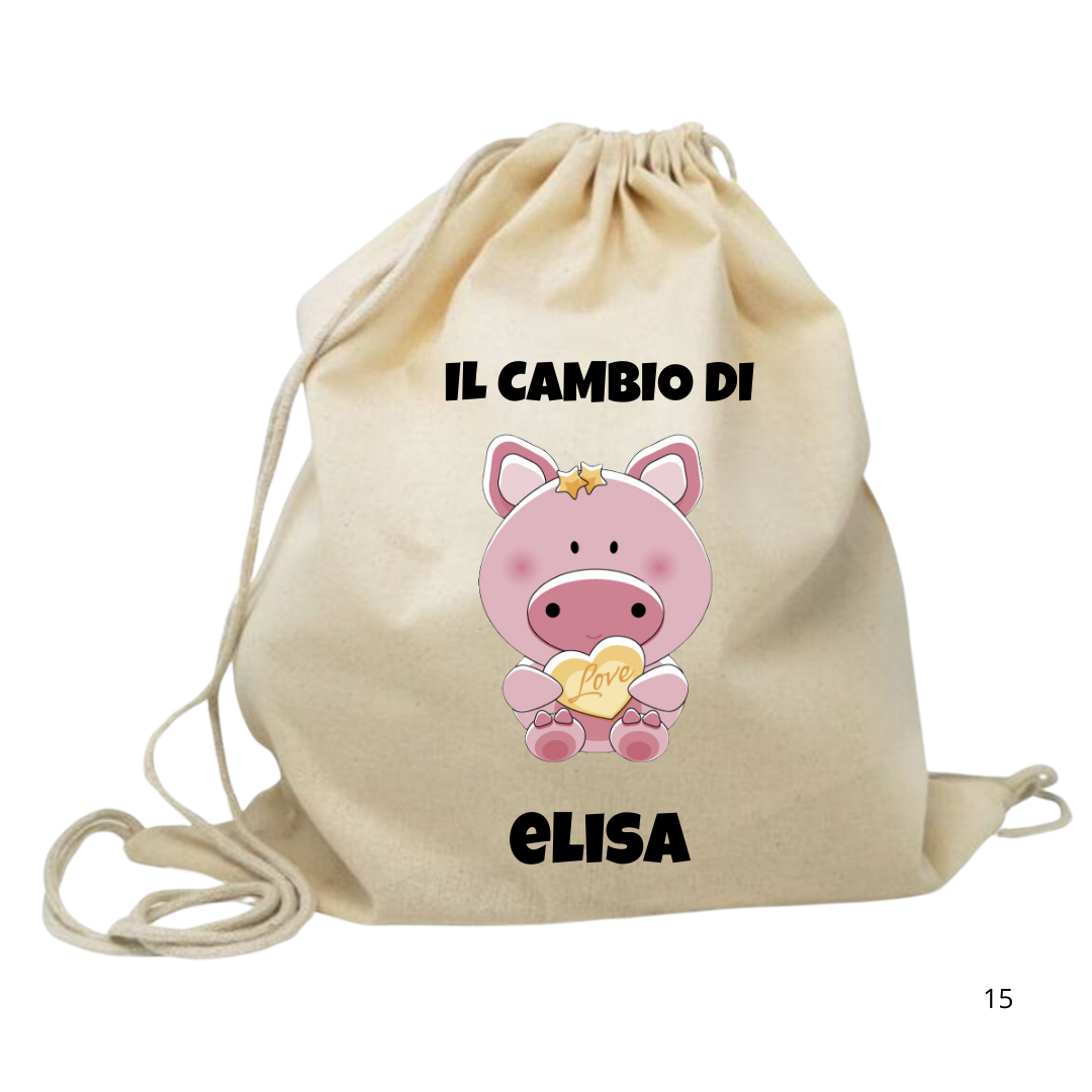 Sacchetta per il Cambio - PERSONALIZZABILE