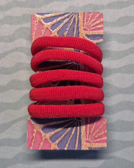 5 Elastici colori per Capelli 2 cm