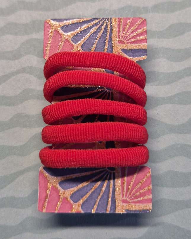 5 Elastici colori per Capelli 2 cm