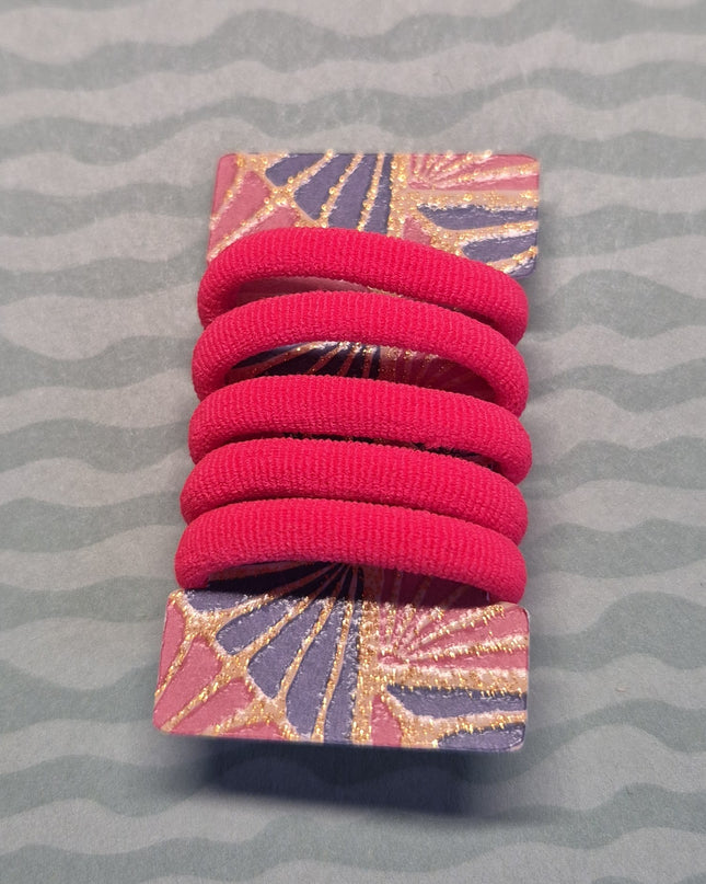 5 Elastici colori per Capelli 2 cm