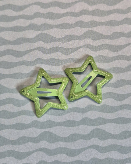 Mollette a Stella con Brillantini per Capelli