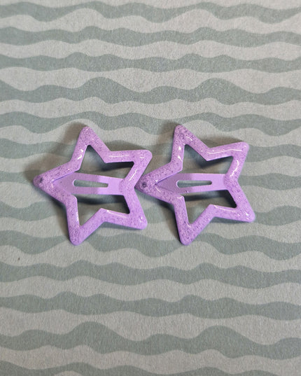 Mollette a Stella con Brillantini per Capelli