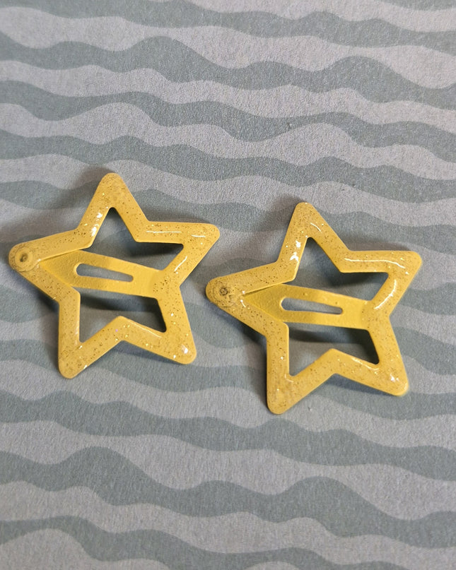 Mollette a Stella con Brillantini per Capelli