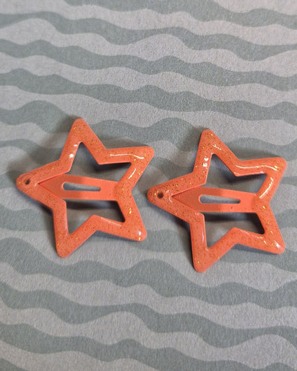 Mollette a Stella con Brillantini per Capelli