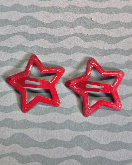 Mollette a Stella con Brillantini per Capelli