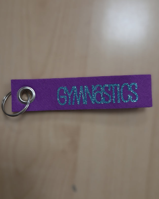 PORTACHIAVI IN FELTRO VIOLA