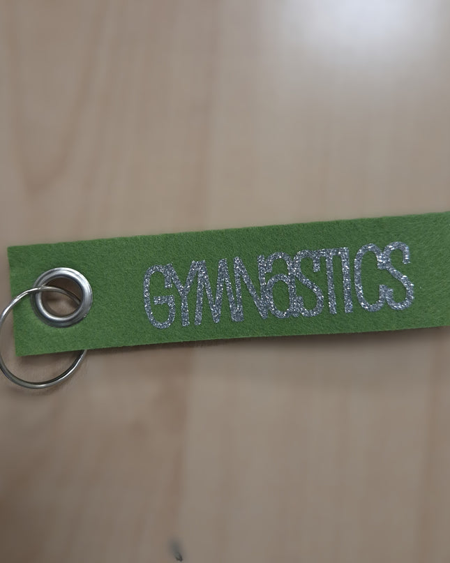 PORTACHIAVI IN FELTRO VERDE