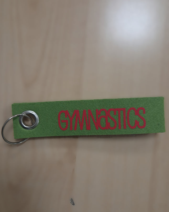 PORTACHIAVI IN FELTRO VERDE