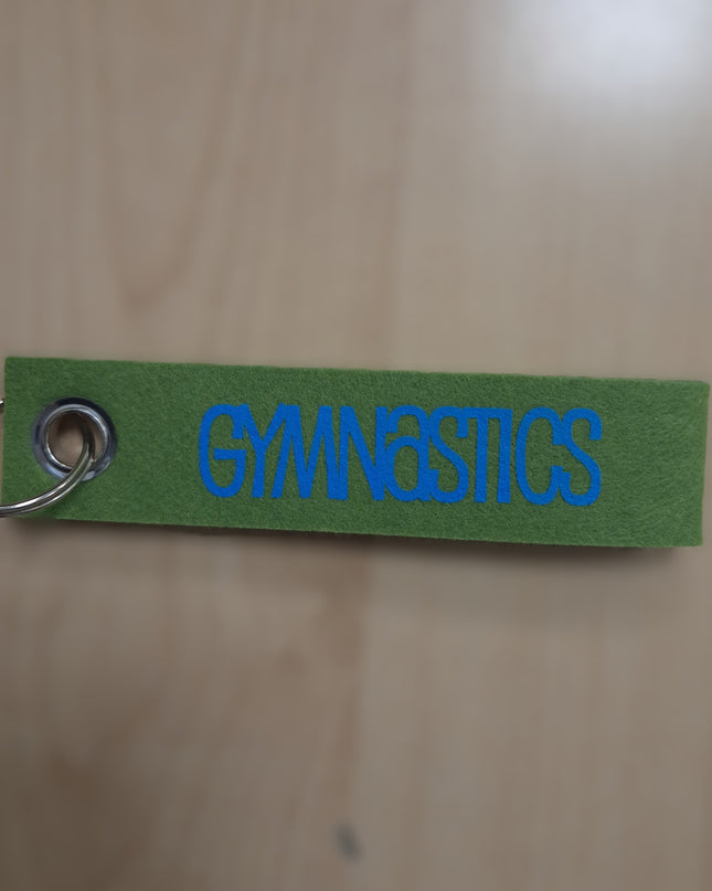 PORTACHIAVI IN FELTRO VERDE