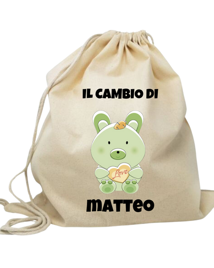 Sacchetta per il Cambio - PERSONALIZZABILE