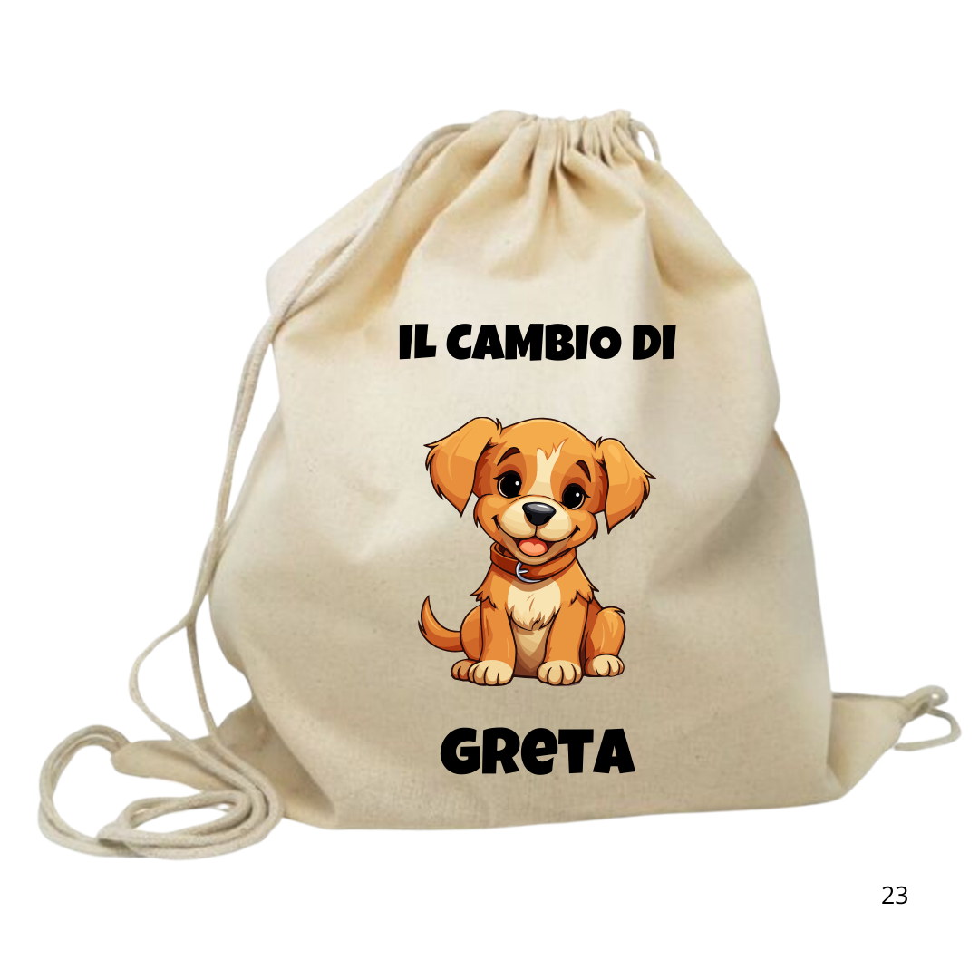 Sacchetta per il Cambio - PERSONALIZZABILE