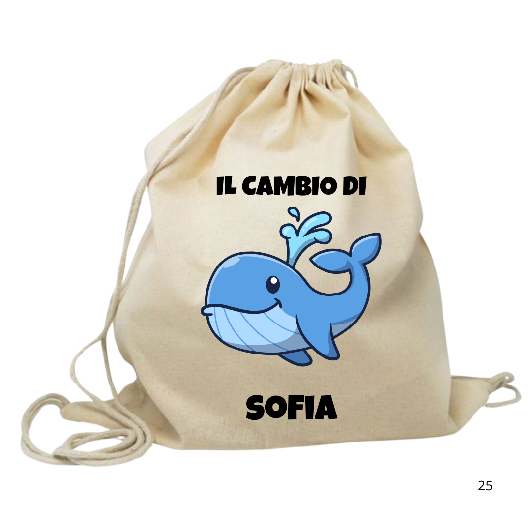 Sacchetta per il Cambio - PERSONALIZZABILE