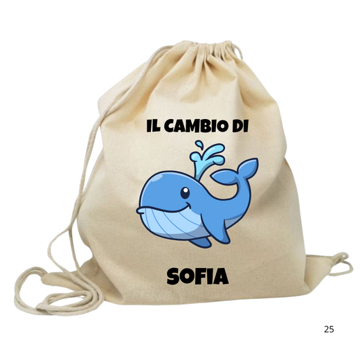 Sacchetta per il Cambio - PERSONALIZZABILE
