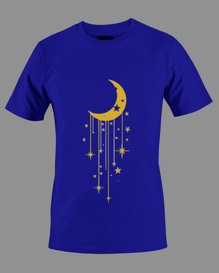 T shirt luna e stelle