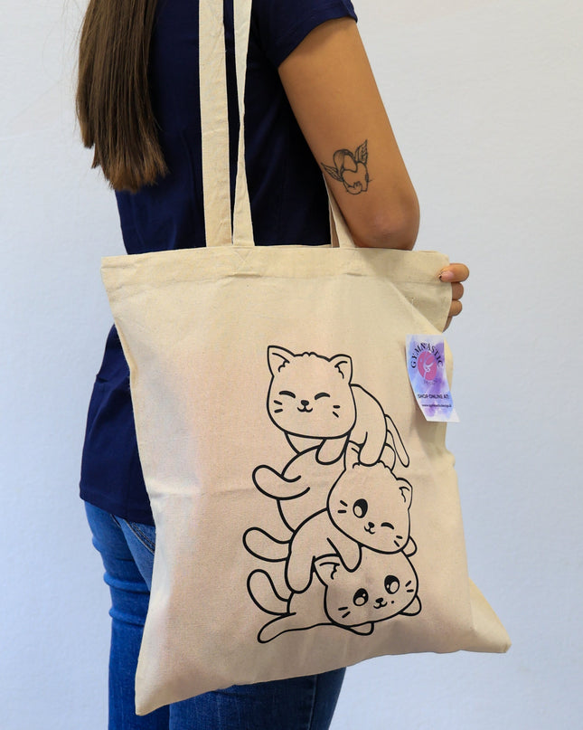 Tote Bag Gatti giocosi