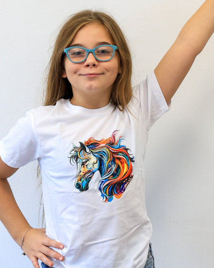 Maglietta maniche corte equitazione personalizzata