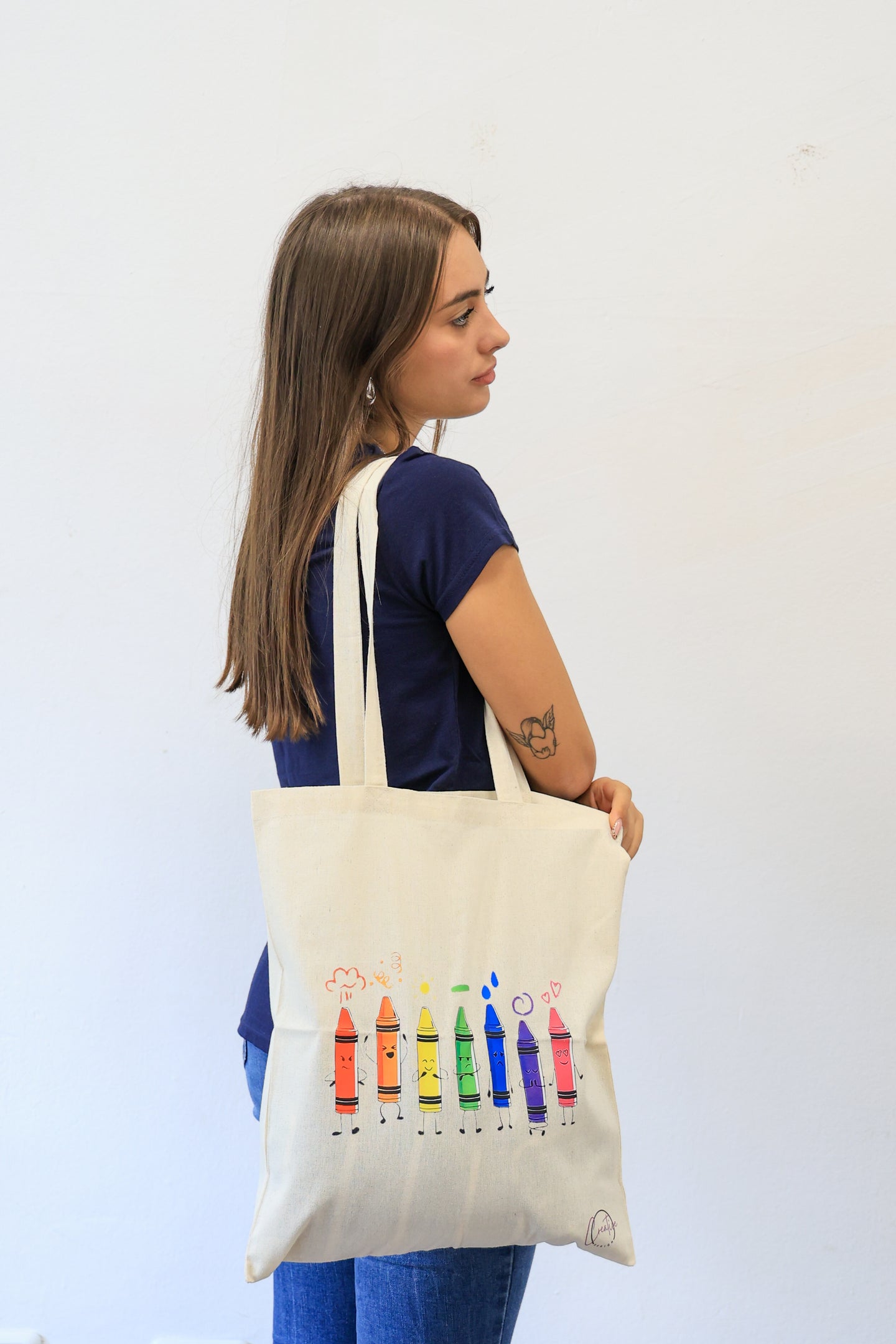 Tote Bag “Crayon Love”