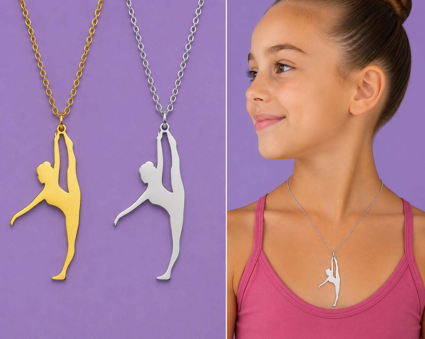 Collana in Acciaio – Silver e Oro Mod 5