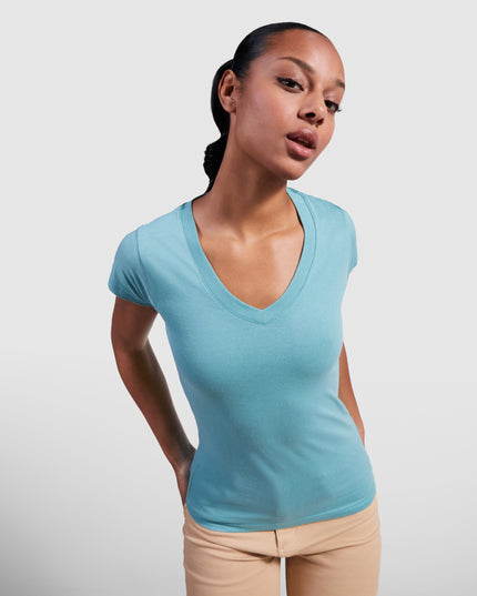 Maglia Scollo a V Donna