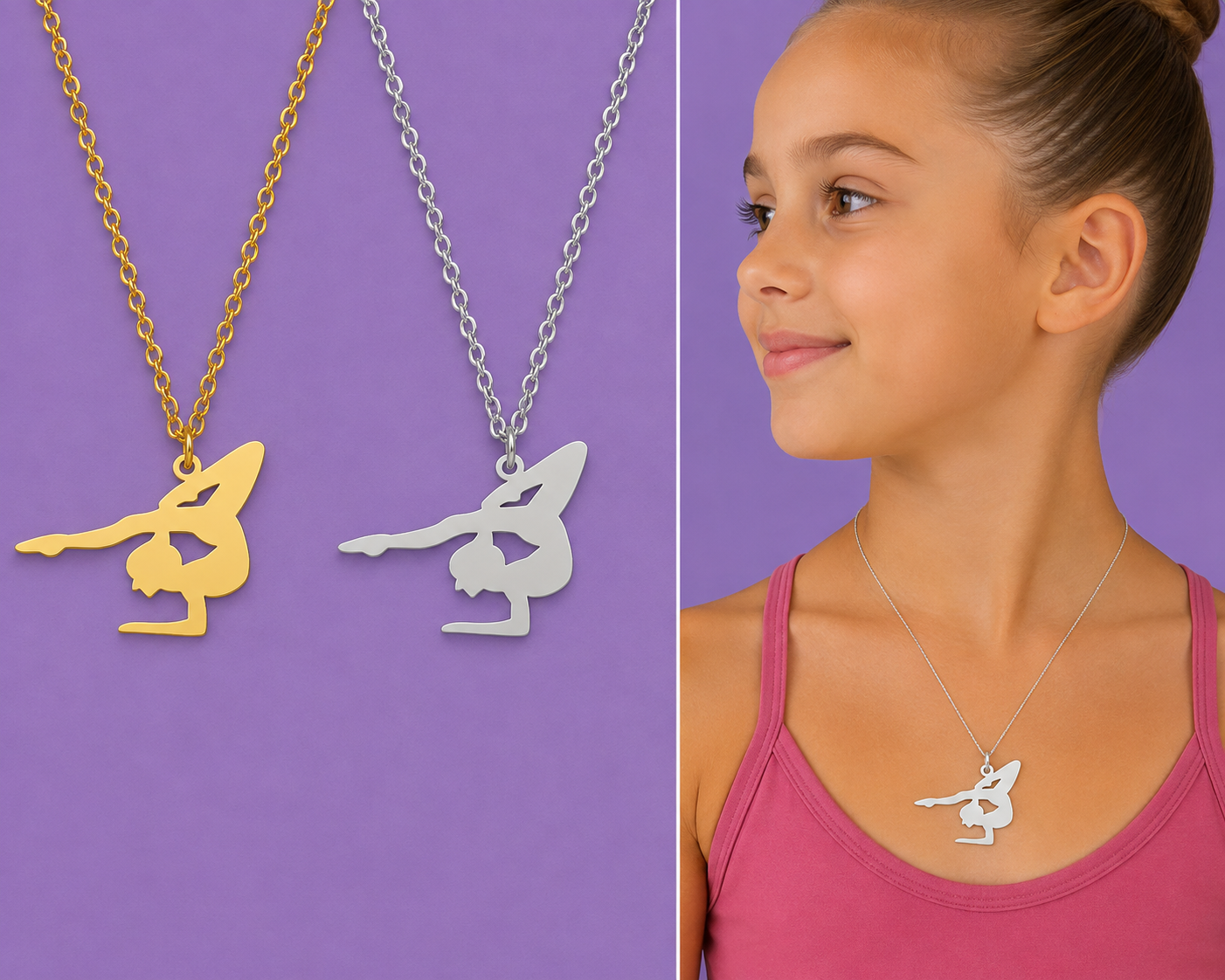 Collana in Acciaio – Silver e Oro Mod 6