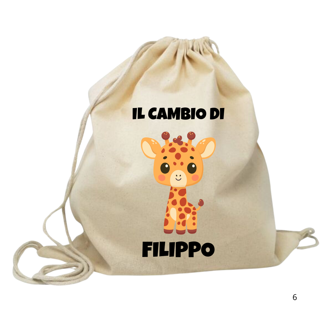 Sacchetta per il Cambio - PERSONALIZZABILE