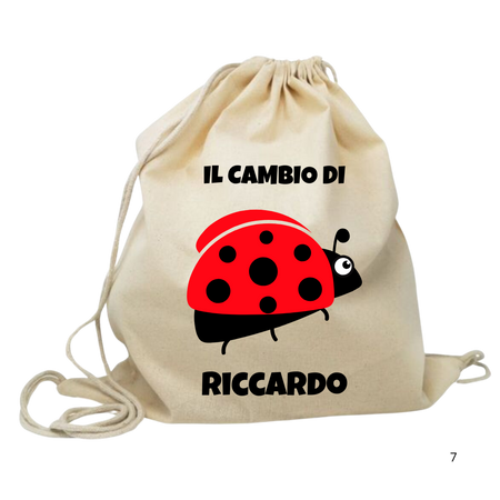 Sacchetta per il Cambio - PERSONALIZZABILE