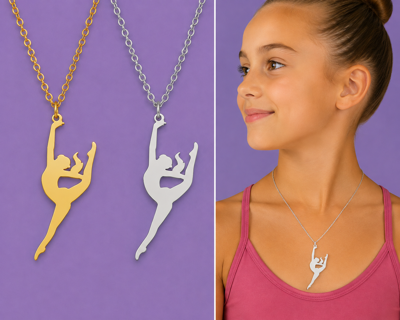 Collana in Acciaio – Silver e Oro Mod 8